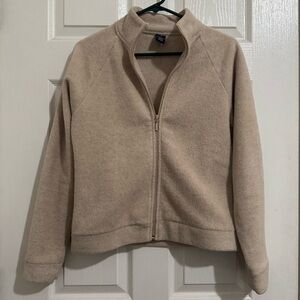 GAP Women's Tan Beige Fleece Jacket
